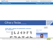 Tablet Screenshot of cifrasyteclas.com